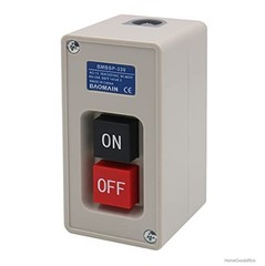 3 Phase on off Push Button Switch, 220V/240V 30A Industrial Motor Starter Switch