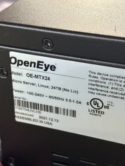 OpenEye OE-MTX24 MT-Series Cloud-Managed Linux OS Default, 24TB Used