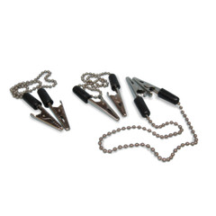 10 Pack Patient Bib Clips Chains Napkin Holder Assorted Color Dental Tattoo