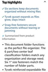 Acco 15026 Pressboard, 10 Classification Folders, Letter, Six-Section, Full Box