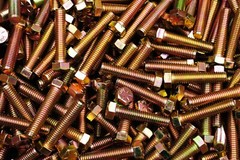 (75) Full Thread Grade 8 Hex Head Tap Bolts 7/16-14 x 2 Coarse Yellow Zinc