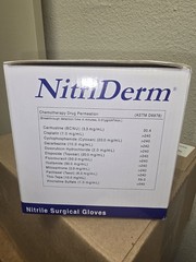 NitriDerm Nitrile Powder-Free Sterile Surgical Gloves Size 8.0, MPN 135800