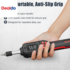 Digital Torque Screwdriver 2.65-53.10 In.Lb/0.3-6Nm, 1/4″ Inch Pound Torque Scre