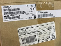 200-PCS Panasonic Aluminum Electrolytic 680uF 35V 10x20mm 105°C FR Low ESR