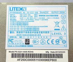 1x Yuanxing LITEON PS-5221-8AB 250W power supply #lin
