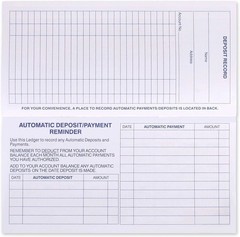 24 PCS Check Registers for Personal Checkbook, Easy to Read Checkbook RegisteR