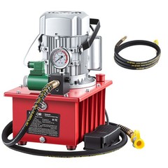 VEVOR Electric Hydraulic Pump 750W 10000 PSI Single Acting Solenoid Valve Pedal