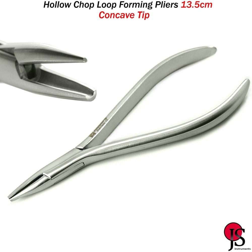 Hollow Chop Contouring Pliers Loop Forming Orthodontic Dental Plier Concave