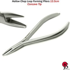 Hollow Chop Contouring Pliers Loop Forming Orthodontic Dental Plier Concave