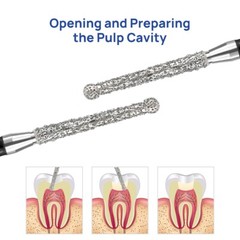 Dental Diamond Burs Composite Polishing /Endo Access Bur Open Preparing Pulp Bur