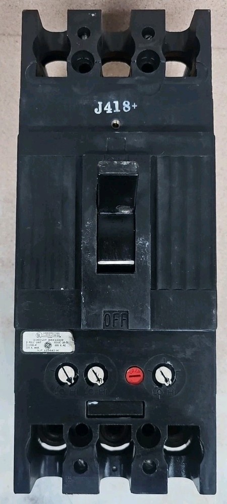 GE TFJ236200 Circuit Breaker 200A 3P 600VAC