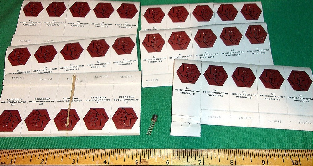 (30) NOS Texas Instrument 2N2635 Germanium PNP Transistors (528 code)