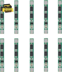 10Pcs 1S 3.7V BMS 18650 Charger 4A PCB Protection Board for Li-Ion Lithium Batte