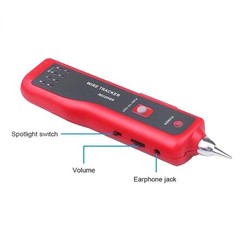 RJ45 LAN Cable Tester RJ11 Cat5 Cat6 Network Wire Tracker Tone Line Finder Kit