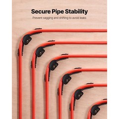 PEX Tubing Bend Support 1/2″ PEX Pipes 90-Degree Elbow Bend Support 20PCS