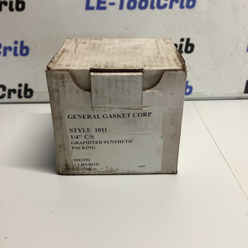 General Gasket Corp Style 1011 Graphite Synthetic Packing 1/4” 2 lb Box AA-698
