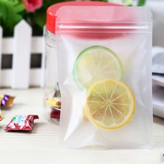 Multi-size High Quality Clear Frosted Flat Mylar Zip Lock Pouch Bag M34