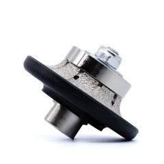 1 Inch (25 mm) Demi-Bullnose Roundover Diamond Hand Profiler Router Bit Granite