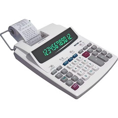 Victor 12-Digit Basic Calculator with Thermal Printer, White (Victor 1226)