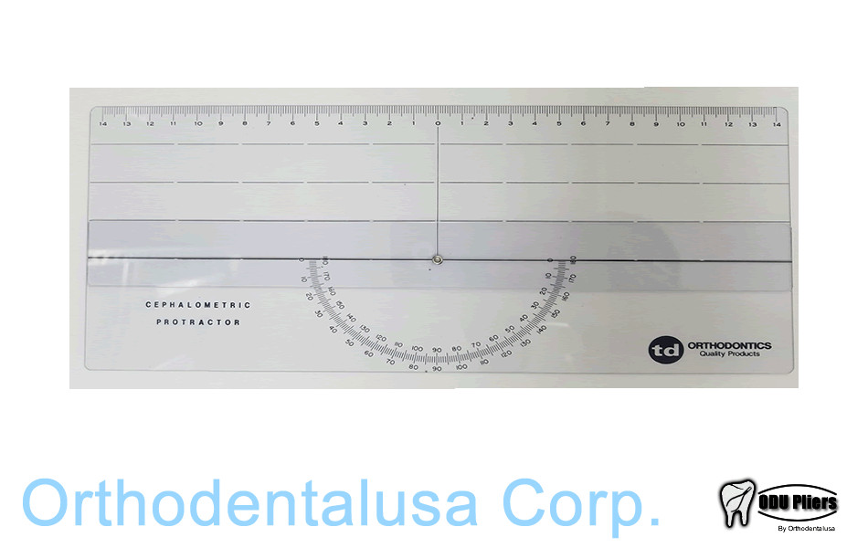 ORTHODONTIC Cephalometric Protractor Ruler 76422151 Tecnident Orthodentalusa
