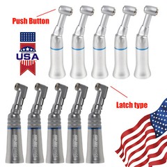 NSK Style Dental Slow Low Speed Handpiece Push Button/Latch Contra Angle E-type
