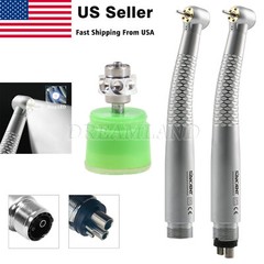 OLED+ 5 Light LED E-Generator Dental High Speed Fiber Optic Handpiece 2/4Hole