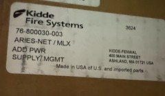 Kidde-Fenwal 76-800030-003 – Add On PSU Power SUPP & PMU For ARIES MLX/NETLiNK
