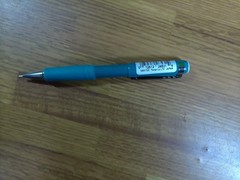 Pentel Twist-Erase 3 Mechanical Pencil 0.7 Turquoise Barrel/Free 3 color hi-lite