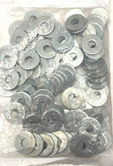 PACK OF 100 M6 OD18 STEEL ZINC PLATED FENDER WASHERS DIN 9021B FW1S006000-100M1