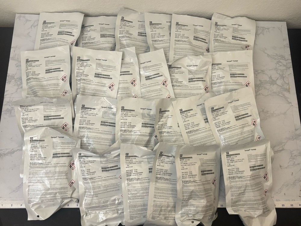 PPG Aerospace Sempen Package Polyurethane CA8221 Gray Lot Of 24 Touch Up Pen