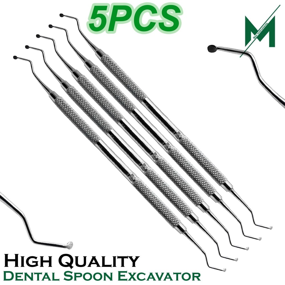 Dental Spoon Excavator Restorative Double Ended Surgical Instruments