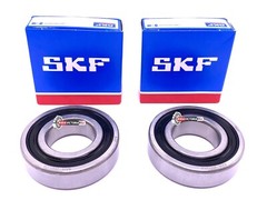 SKF 6206 2RS1 C3 Deep Groove Ball Bearing, Rubber Sealed (SET of 2) 2 30x62x16 m