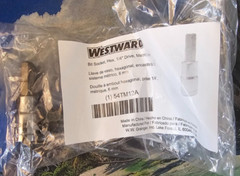 WESTWARD 54TM12 Socket Bit, Steel, 1/4 in, TpSz 6 mm NIP – FREE SHIPPING