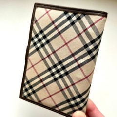 BURBERRY Authentic Leather System Notebook Nova Check