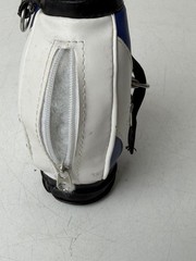 Golf Bag Shaped Pen Pencil Holder W Clubs As Pens Black Red Blue
