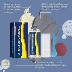 2pcs Strong Foundry Glue,Metal Repair Glue, AB Metal Glue Heary Duty Weld 85ml