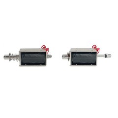 12V/24V Solenoid Electromagnet, Push-Pull Actuator, Adjustable Stroke 5-20mm