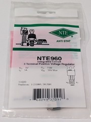 (6) NTE-960 Anti-Stat Integrated Circuit, 3-Terminal Positive Voltage Regulators