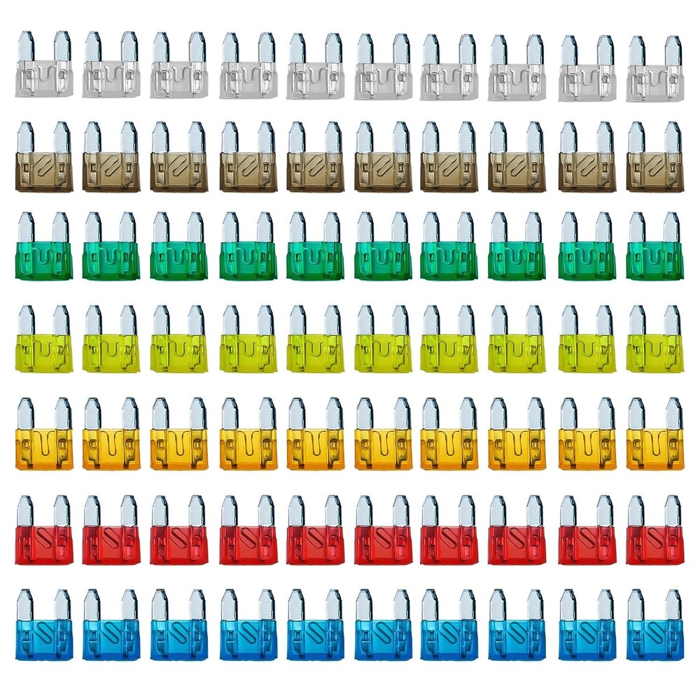 7 Kinds of ATM Mini Blade Fuses Assortment Car Fuse Set Automotive Car Trucks…