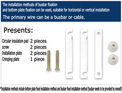 20/5A~1000/5A 30/40/50 Hole BH-0.6 series Current Transformer Copper Silver Wire