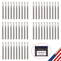 FG 557 Carbide Burs – Friction Grip for High-Speed Handpieces, Type