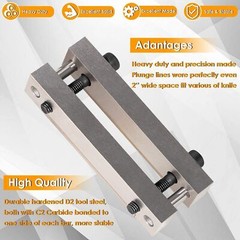 Hardened File Guide with Carbide Surface For Knife Making Knife Maker Tool 2”