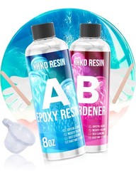 Crystal Clear Epoxy Resin Kit 16oz – High-Gloss Self-Leveling Food-Safe