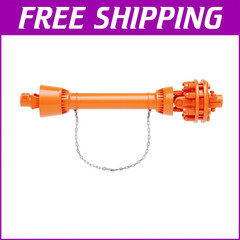 1-3/8″ PTO Shaft PTO Drive Shaft with Slip Clutch, 43″-57″ 6 Spline Both Ends