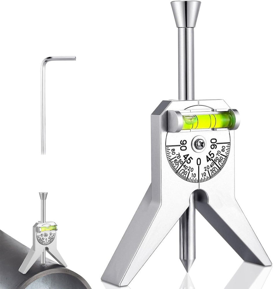 Pipe Center Finder, Pipefitter Tools with Centering Head, Center Finder Tool Pip