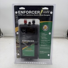 Dare Enforcer DE120 Series 110 V Electric-Powered Fence Energizer 20 acre Black