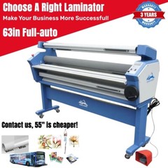 Qomolangma 63in Full-auto Wide Format Cold Laminator with Heat Assisted