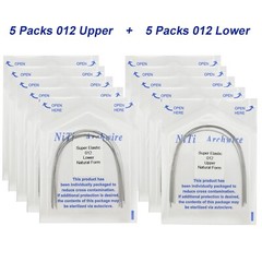 100PCS Dental Orthodontic Niti Arch Wire Natural Round Rectangular 19×25 16×22