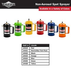 Spot Spray Non Aerosol Sprayer Refillable 32oz 80 to 150 PSI Solvent Bottle Blue