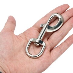 Litoexpe 2 Pcs 3.5 Inch Swivel Eye Bolt Snap Hooks, Heavy Duty 220Lbs Load Ca…